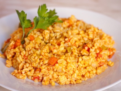 Булгур с морковью