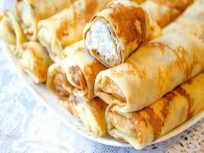 Блинчики с творогом